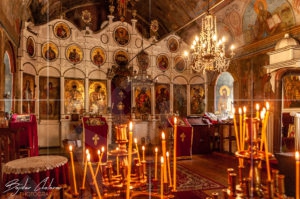 Олтара на църквата на Мъглижкия манастир
