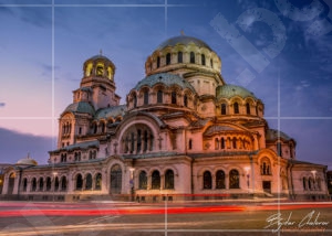 Фотоизложба &bdquo;Аз в твоите очи&ldquo; - кадър "Light trails пред Храм-паметник Александър Невски"