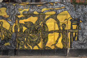 Алея Callej&oacute;n de Hamel - пъстри графити