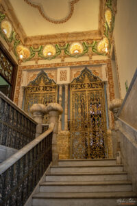 Пищният интериор на Palacio de Valle