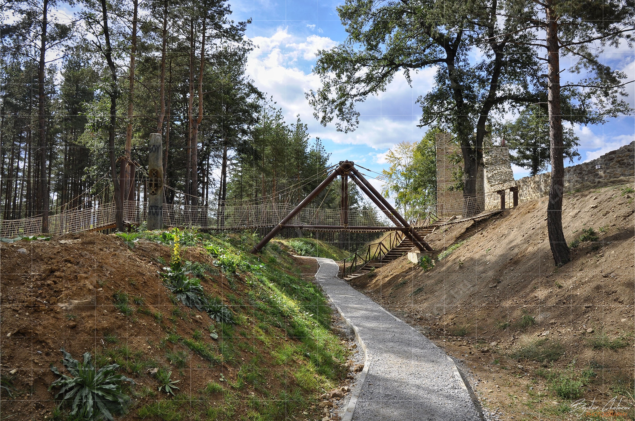 Цари Мали град и подхода към детския въжен парк