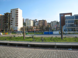 Крайбрежната алея в Дурес