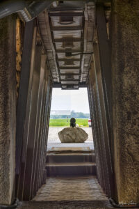 Към изхода на гробницата на Севт III в Голяма Косматка