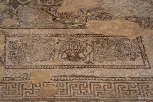 Джераш - мозайки в църквата на Св. Св. Козма и Даман