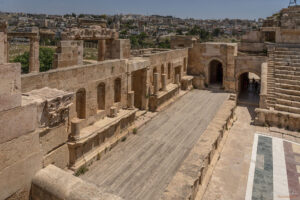Джераш - сцената на малкия амфитеатър