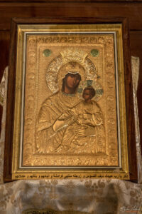 Икона на Дева Мария в църква Свети Георги, Мадаба