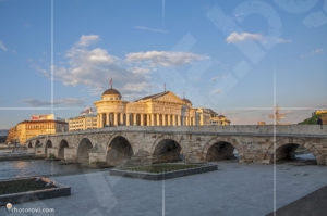 Скопие - Каменния мост над река Вардар