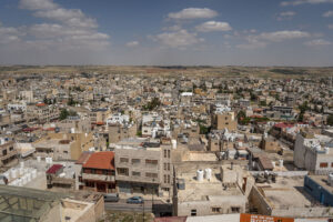 Гледка от камбанарията към Мадаба