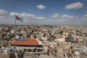 Гледка от камбанарията към Мадаба