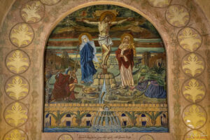 Картината над олтара в Баптиска църква "Обезглавяването на Йоан Кръстител"