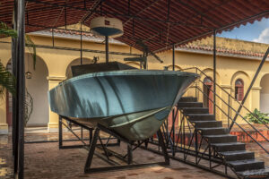 Лодка използвана в "прочистването" на бандитите