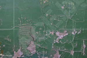 "Слижбомер" на стената на една от килиите в изоставения военен затвор