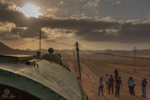 Гара Wadi Rum по залез